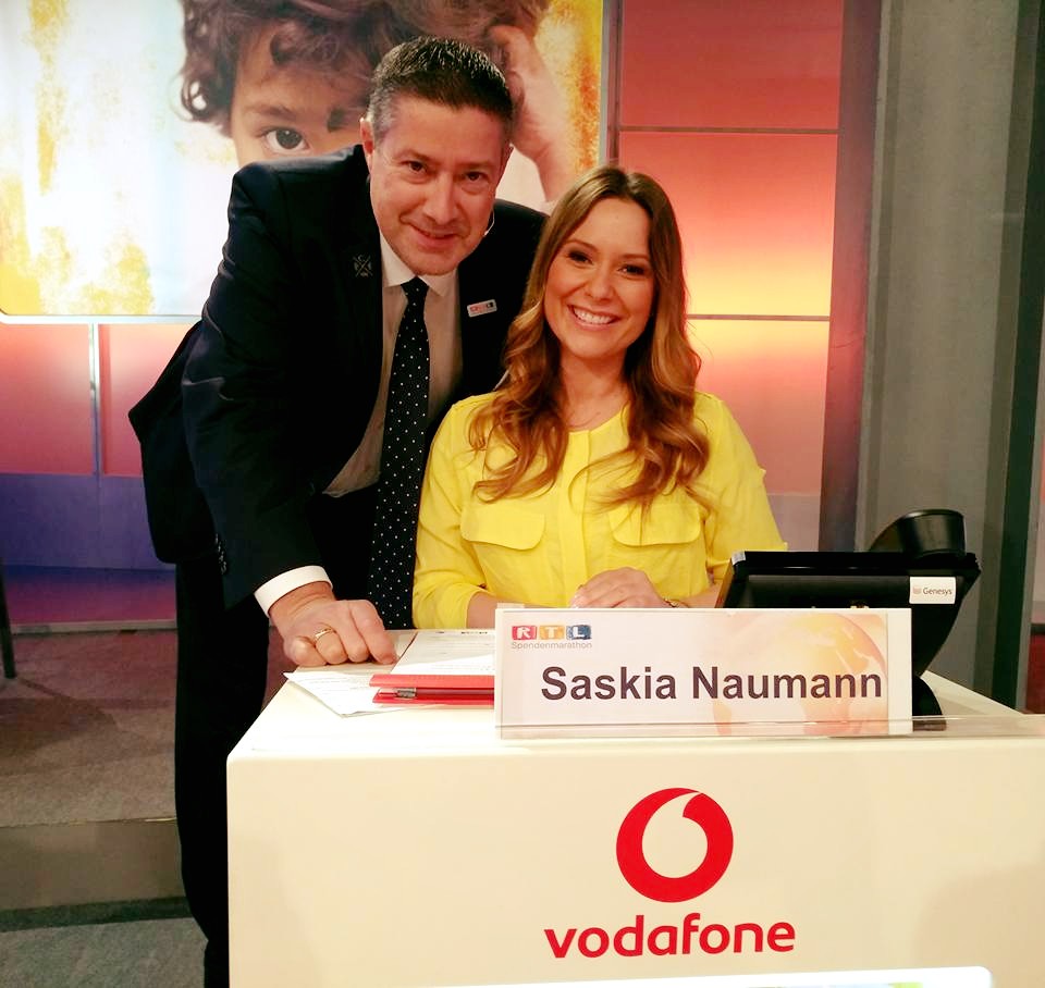 RTL Spendenmarathon Moderation Saskia Naumann